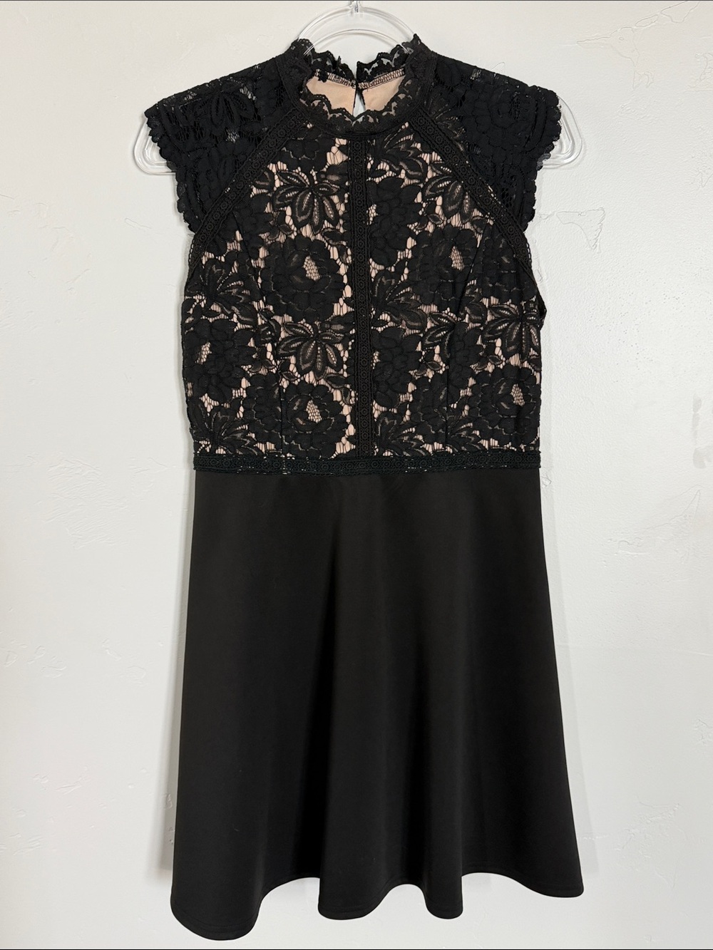 Altar'd State Black Lace Midi Dress